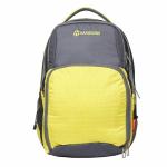 Harissons Bags Polyester Yellow Grey ERGO Casual Backpack