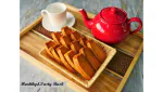 90's Mill Big/Long Handmade Golden Toast Breakfast Rusk Toast Baked Milk Rusk/Premium Butter Rusk/Toast-400g(400g*1Pac)