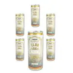 Newtreo Club Soda | 100% Natural Unsweetened Soda Water | Zero Sugar & Zero Calories | Unflavoured Carbonated Water | Plain Soda Drink | Pack of 6 (250ml Each)