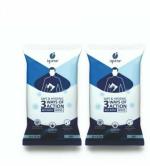 IGIENE Safe & Hygienic Bed Bath Wipes Pack of 2 ( 10 Wipes Per Pack /20Tissues)