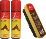 Zedz Combo Of Leather Liquid Polish And Shoe Brush
