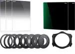 HIFFIN Griffin 2pcs ND Filter Set ND4 ND8 + 3pcs Gradual Neutral Density ND Filter G.ND2 G.ND4 G.ND8 + 9pcs Ring Adapter (49/52/55/58/62/67/72/77/82mm) + Filter Holder for DSLR SLR Camera