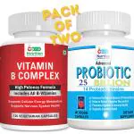 Pronutrition Vitamin B Complex + Probiotics 25 Billion (Pack of 2)