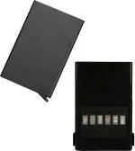 StealODeal Black Advanced Credit Card Holder Money Clip - With Aluminium 6 Card Holder (Set Of 2)
