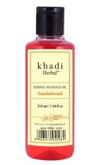 Khadi Natural Herbal Sandalwood Massage Oil 210ml