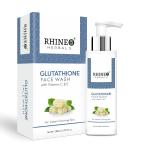 Rhineo Herbals Glutathione with Kojic Acid , Herbal Face Wash Vitamin C & E For Instant Glowing Skin Paraben & Sulphate Free Face Wash  (100 ml)