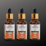 VELVETCARE Orange Vitamin C Face serum Hyaluronic Acid Professional Anti Aging, Brightening Serum | Pack-3