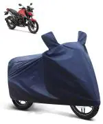 FABTEC Blue Polyester Bike Body Cover For Honda X Blade