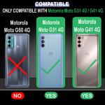 Casotec Shockproof Back Cover Case for Motorola Moto G31 4G / G41 4G | 360 Degree Protection | Protective Design | Anti-Scratch Tough Slim TPU Case for Motorola Moto G31 4G / G41 4G (Black)