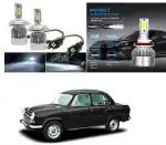 Feelitson White Car C6 H4 Compact Design 36W/3800Lm Led Headlight For Hindustan Ambassador (Pack Of 2)