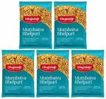 Bhujialalji Mumbaiya Bhelpuri | Mumbai style Bhelpuri | Tangy & Spicy | Indian Tea Time Fresh Snack Mixture | Ready to eat | No Preservatives | Crsipy & Light snacks |pack of 5 (150gm each)
