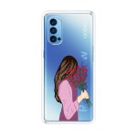 Emble Designer Clear Tranperant Silicone Case For Oppo Reno 4 Pro 5G -Design A25 ( TPU | Soft , Oppo Reno 4 Pro 5G | Multicolor )