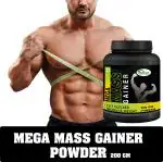 Inlazer Mega Mass Weight Gain Powder _ Body Building Gym Supplement, Whey Protein Powder Weight Gainers/Mass Gainers (200 g, No Flavour)