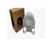 Epriko - Mini Desk Fan Portable Table Desktop Cooler 3 Speed Small Rechargeable Fan