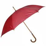 Fendo Major Straight 23 Inch Wooden Sun And RainProof Regural Umbrella For Men And Women (Maroon)