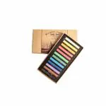 ArtRight Water Proof Soft Pastels Set of 12 | 12 Vibrant Shades Soft Pastel Crayons | Bright & Smooth Drawing Sticks | Easy Blendable Soft Pastel Kit for Artist & Kids