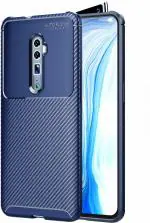 KWINE CASE Oppo Reno 10X Zoom Blue Rubber Back Cover