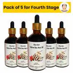 Ancient Herbs of India Yellow bee nest oil For Hair Growth Treatment | Alopecia Treatment For Stage four of Baldness Kit of 5 Bottles of bee hive oil