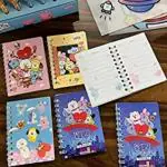 Le Delite Diary For Kids/Cute Stylish Notepads Memo Book Pocket Diary/(12 Cartoon Notepad)