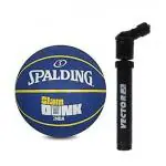 Spalding Dunk Outdoor Basketball, Size 6 Pump Included Regular NBA Basketball