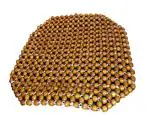 Q1 Beads MChocolate Bead Car Seat Wooden Cushion Cover pad in Acupressure Sitting for all the Cars/SUVs/Office Chair/Truck (Universal fit, 1 Pack)