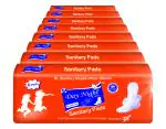 Sanitary Napkin Pads ,Day Night care Sanitary pad (Pack of 8) (6pcs) (With Sap/Gel Base) (Regular -240mm)