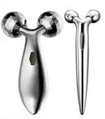 Harsh narrow fab Manual 3D Massager Roller 360 Rotate & 3D Roller Massager for Face Massage Chin Arms Chest Waist Leg and Neck Massage