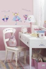 Asian Paints Nilaya Purple Vinyl Fairy Princess Wall Sticker W071D4AYY45
