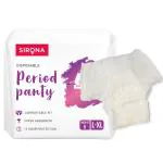 Sirona Disposable Period Panty for 360 Degree Protection (L-XL Size) - 5 Panties