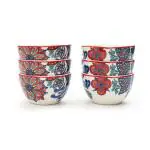 EZ Life Multicolour Bowl Set 350 ml (Set of 6) Pack of 1