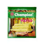 APBI | AP LOGO Champion Papad | 400gm | Sajji, Papad By Agarwal Papad Bhujia Industries | Restaurant Choice Papad | Rice, Urad, Moong | Flavored Machine Made Papad | Hing & Black Pepper Infused Papad