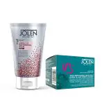 Jolen New York Lumeric B3 Hair Removal Cream (Peach) 50g & Daily Moisturizing Cream 50g - Combo Pack