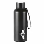 Milton Aura 750 Thermosteel Bottle, 750 ml, Black | 24 Hours Hot and Cold | Easy to Carry | Rust Proof | Leak Proof | Tea | Coffee | Office| Gym | Home | Kitchen | Hiking | Trekking | Travel Bottle