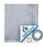 TUFFPAULIN 18FT X 12FT 120 GSM Silver Tarpaulin Tirpal Tadpatri Tharpai Thadika, Extra Strong, Reinforced Eyelets, UV Resistant, 100Percentage Waterproof Virgin, 6 Layer MLCL 3D Rib Technology,1 No.