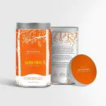 BEYONDARIE Organic Lakadong Turmeric Tea Powder - 100g | Organic Turmeric Powder | 100% Natural and Handpicked | Lakadong Turmeric From Meghalaya | Herbal Tea For Weight Loss | Haldi Latte | Instant Tea | Detox Tea | Immunity Boosters | 40 Tea Cups