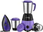 Moonstruck Star Purple 3 Jar Iron 750 W Mixer Grinder (By Suprimo Star Purple 755 Watt Mixer Grinder With 1100 Watt Dry Iron | 3 Jars | Purple)