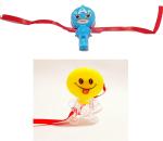 Kavim Kids Rakhi (Avengers and Smiley led light & whistle kids)