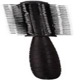 D-Top Round Hair Brush With Rubber Grip Handle For Men & Women-random color ()
