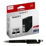 Canon PGI 2700 XL Black Ink Cartridge with 3in1 Multi-Function Creative Mobile Phone Stand