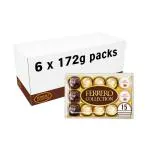 Ferrero Collection Rondnoir/Rocher/Raffaello Assorted Chocolate Truffles 15 Pieces, 6.07 oz / 172 g, 6 Pack