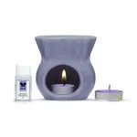 IRIS Home Fragrance Lavender Ceramic Fragrance Vaporizer Set