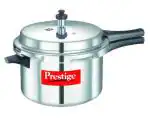 Prestige Popular Virgin Aluminium Precision Weight Valve Pressure Cooker, 5.5 L (Silver)