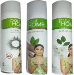 Pour Home Amber After Smoke, Just Jasmine, Sacred Sandal Spray, 90 Ml Each (Pack Of 3)