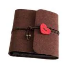 Hasthip Coffee Felt Small Photo Book, Cover Album Scrapbook Hand Made Diy Albumsfor Photos Collection With 30 Sheets