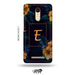 Tweakymod Printed Floral E Back Cover For Redmi Note 3