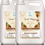 Calicare Mix Fruit Liquid Handwash Refill Moisture Shield Germ Protection Pouch Hand Wash Can, 5000 Ml Each (Pack Of 2)