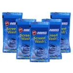 ABRO Screen Wash Concentrated Windshield Washer for Crystal-clear & Shiny Screen (5 Pcs)