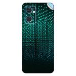 GADGETSWRAP Printed Vinyl Skin Sticker for Oppo Reno 7 - Structure Light Dots Dark Glitter