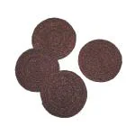 KADAM HAAT handmade Brown Sabaii Grass Placemats (14 inch) pack of 4