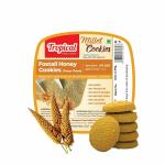 Hangrow Tropical Foxtail Honey Millet Cookies (150g) - Healthy Snacks| No Maida | No Trans Fat| No White Sugar| No Baking Soda| No Artificial Colours or Flavours | Weight Management| (150g - Pack of 3) - 450g